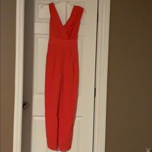 Coral  Bebe jump suit